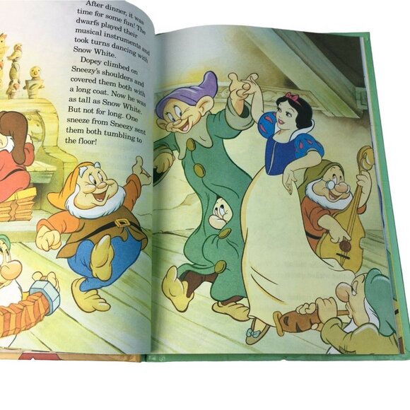 Snow White and the Seven Dwarfs Grolier 1994 Hardcover Book Disney Vintage u - Picture 9 of 12